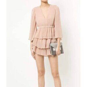 ALICE MCCALL  you kissed me dress in blush pink size US 8